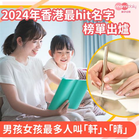 香港人名字|2024香港熱門名字排行榜